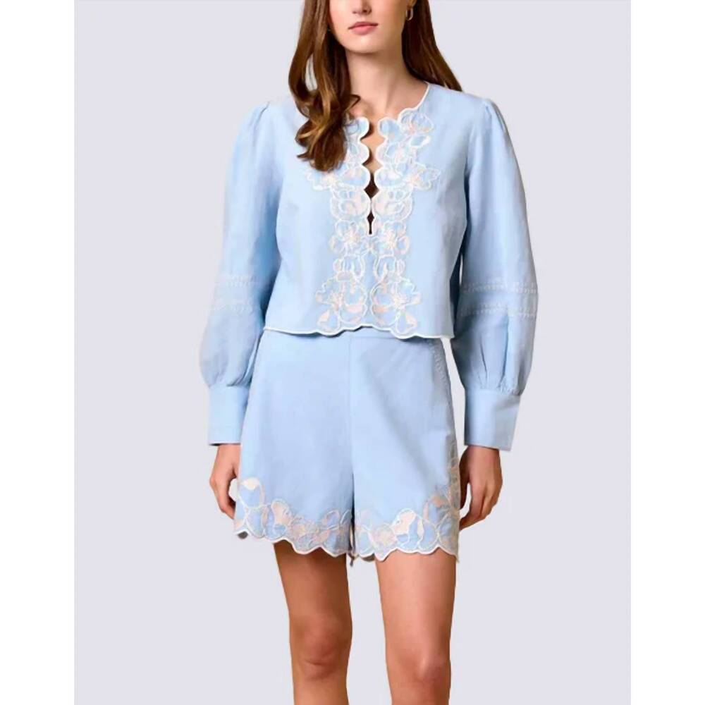 NEW CLEOBELLA mangon blouse in blue